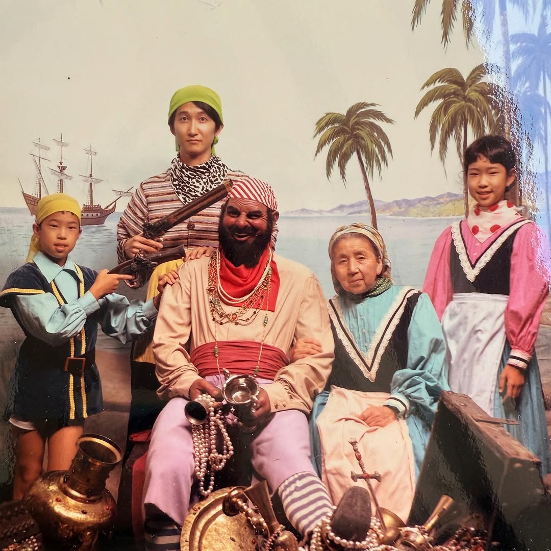 That time we went to Tokyo Disneyland and my rather stern grandmother agreed to dress up with us as