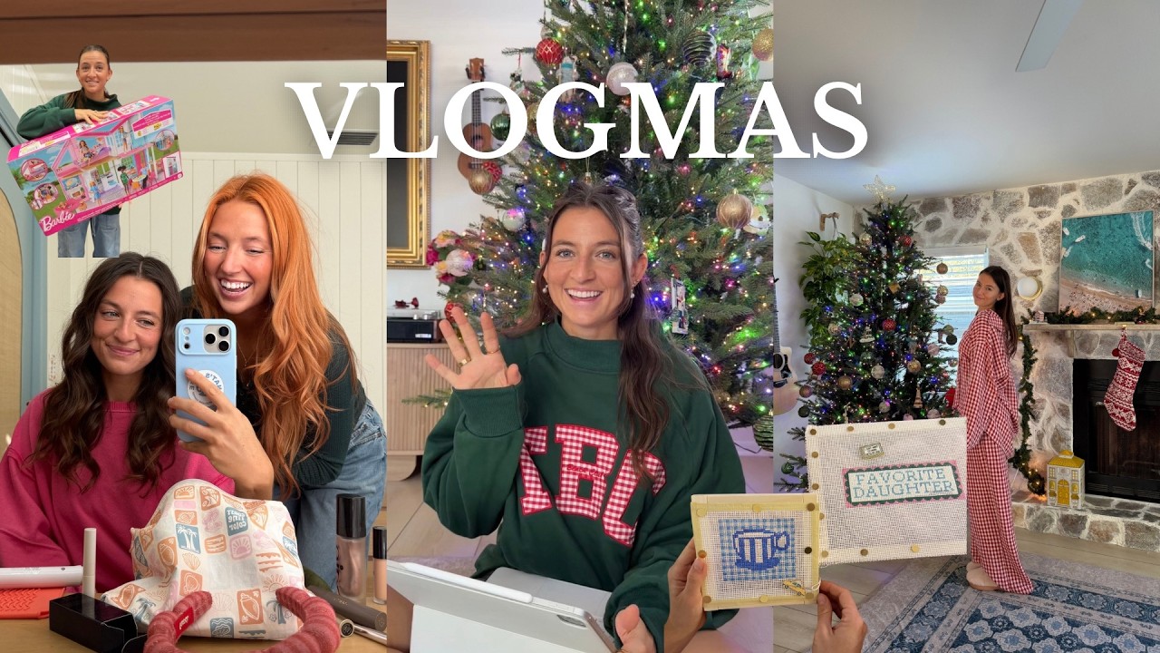 vlogmas *angel tree shopping, cozy crafts, and Christmas wishlist