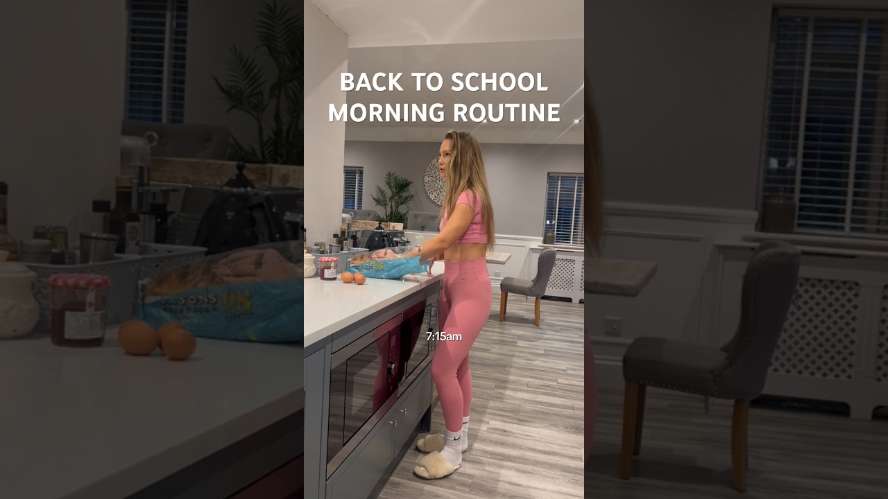 A calm morning routine with 4 kids & 3 dogs 🤍 #morningroutine #asmr #backtoschool