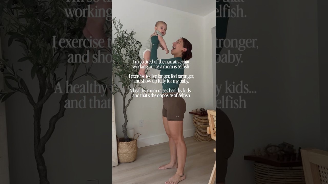 I said what I said 🗣️ #newmom #postpartum #workout #homeworkout